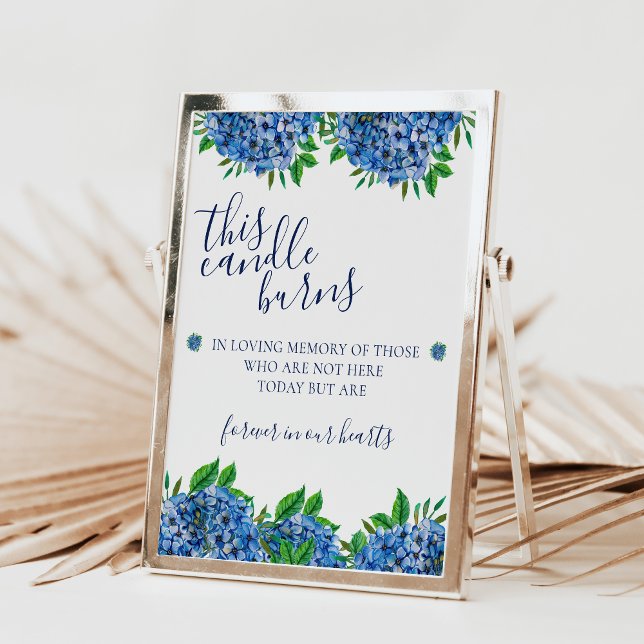 Poster Hortênsias Este Candle Queima Em Memória de Quem A (Criador carregado)