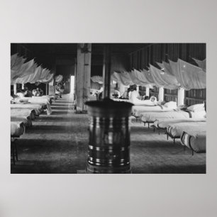 Póster Hospital da Guerra Civil, 1864