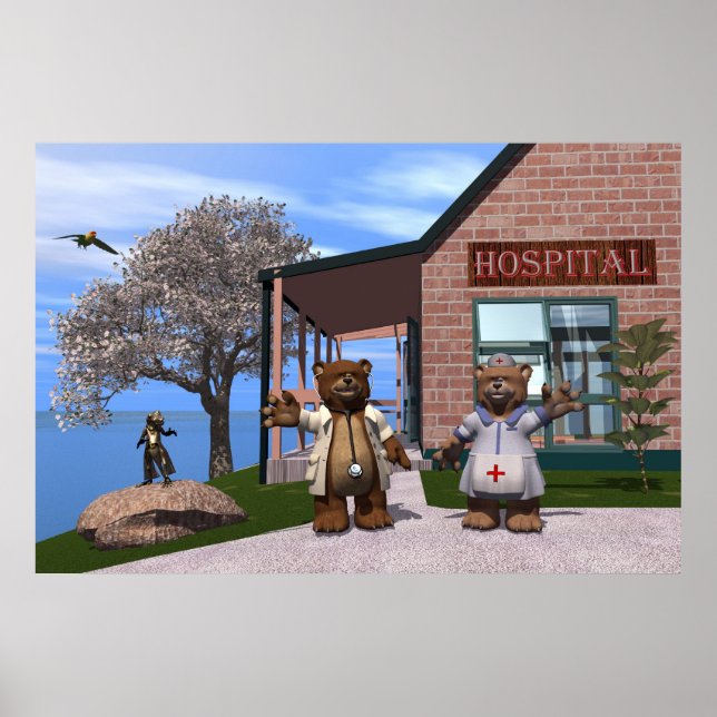 Póster Hospital infantil (Frente)