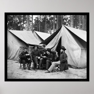 Póster Hospital Stewards em Petersburgo, VA 1864