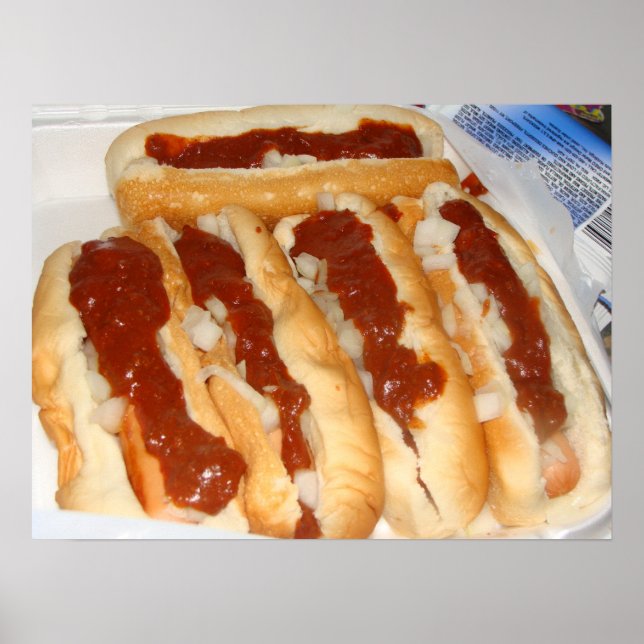 Poster hot dog jibjab (Frente)