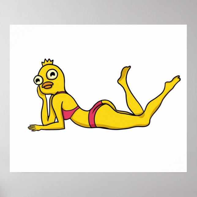 Poster Hot Ducky Momo (Frente)