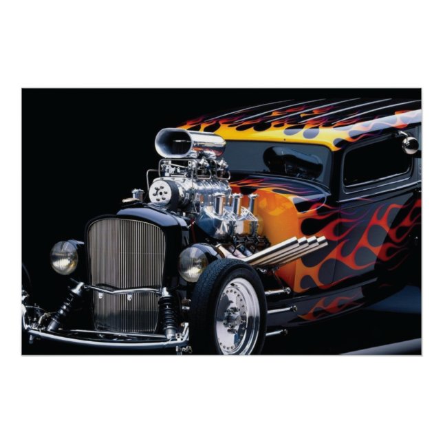 Póster Hot rod (Frente)