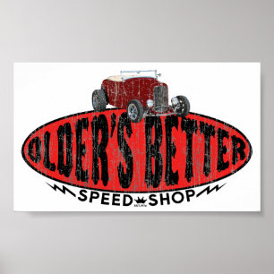 Póster Hot rod