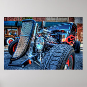 Poster Hot rod