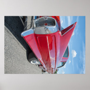 Poster hot rod 1962 do cadillac do clássico