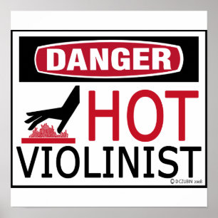 Póster Hot Violinist