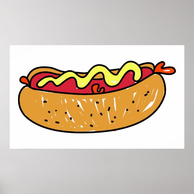 Póster Hotdog (Frente)