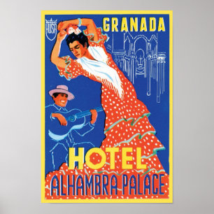 Póster Hotel Alhambra Palace Granada