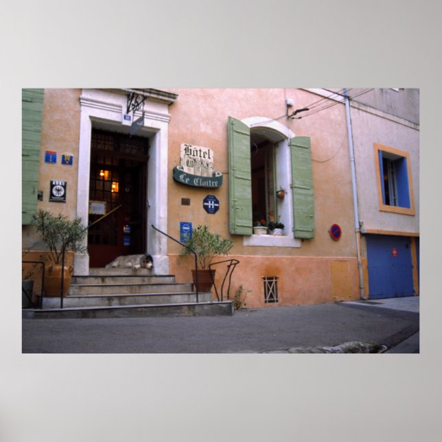 Póster Hotel, Arles, Provença (Frente)