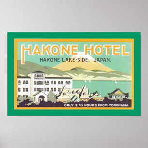 Póster Hotel de Hakone (beira)