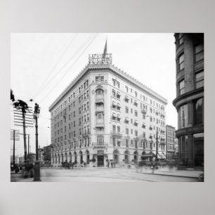 Póster Hotel de Lafayette, búfalo, N.Y.: 1906