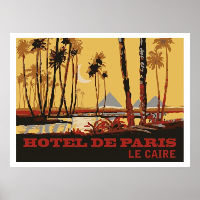 Poster Hotel de Paris (Le Caire) (Frente)