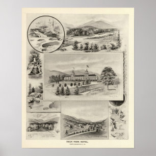 Póster Hotel de parque dos cervos