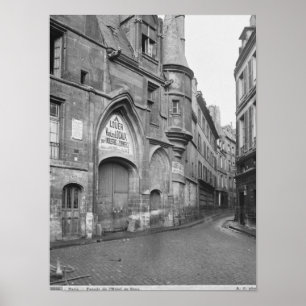 Póster Hotel de Sens, final do século XIX