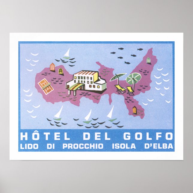 Póster Hotel Del Golfo (Frente)