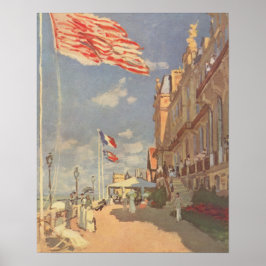 Poster Hotel Des Roches Noires Em Trouville - Claude Mone