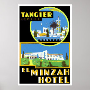 Póster Hotel do EL Minzah, Tânger