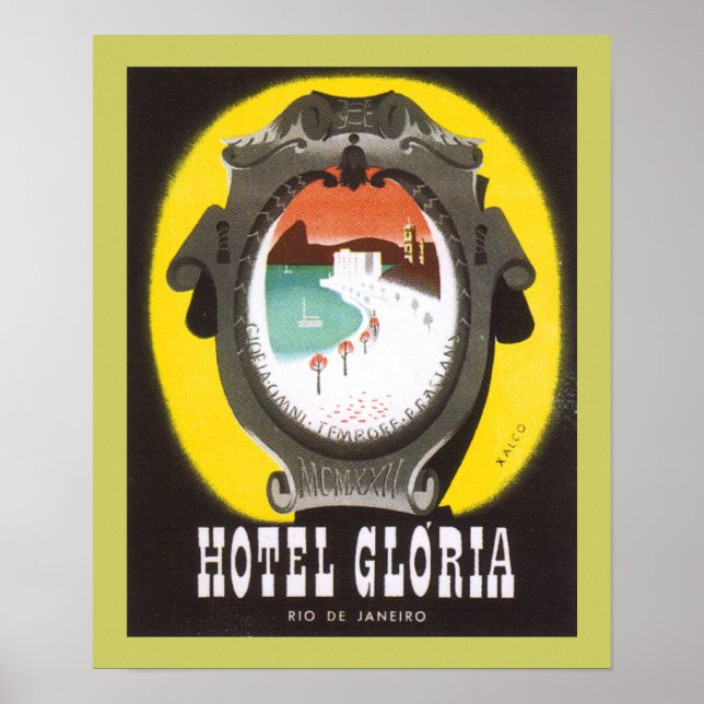 Poster Hotel Gloria Rio de Janeiro (canvas) (Frente)