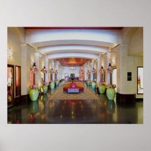 Póster Hotel havaiano real