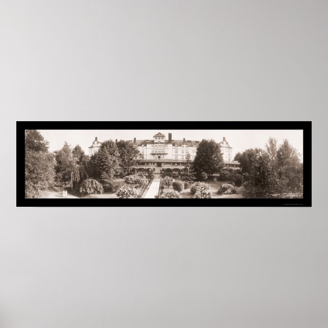 Póster Hotel Lake Hopatcong Foto 1913 (Frente)