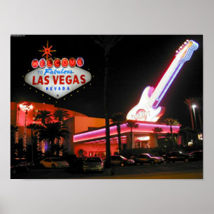 Póster Hotel Las Vegas do hard rock