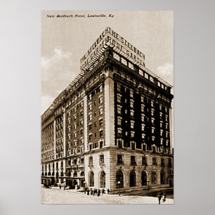 Póster Hotel Louisville Kentucky Seelbach