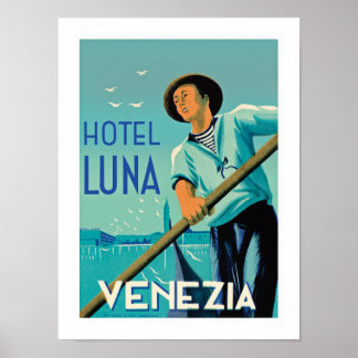 Póster Hotel Luna Venezia