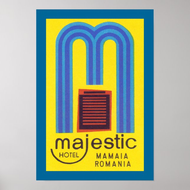 Póster Hotel Majexpressa: Mamaia, Romênia (Frente)