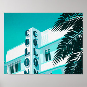 Póster Hotel Miami da colônia
