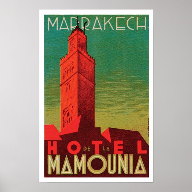 Póster Hotel Mquantia Marrakech (Frente)