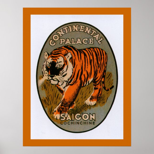 Poster Hotel Palace Continental Saigon (Frente)