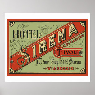 Poster Hotel Sirena (Tivoli - Italy)