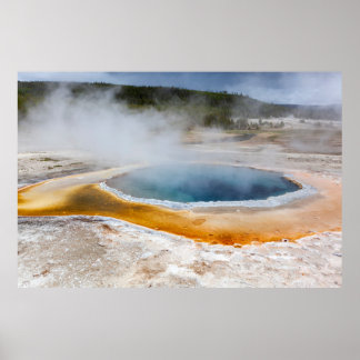 Poster Hotspring em Yellowstone