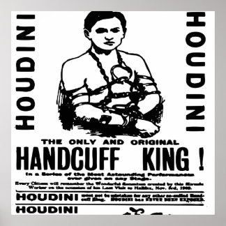 Poster Houdini no Teatro Palácio