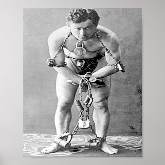 Poster Houdini Vintage (Frente)