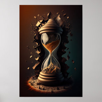 Poster Hourglass Surrealista #2