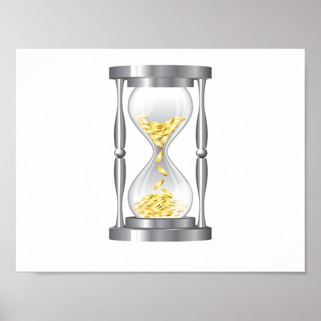 Póster Hourglass With Money (Frente)