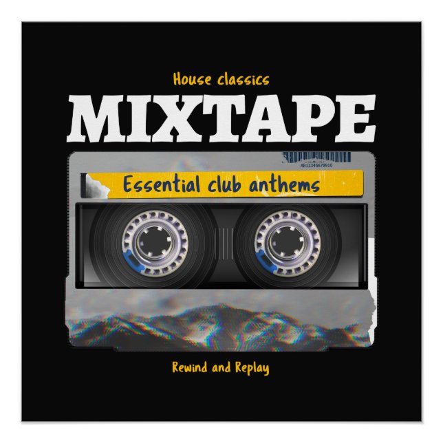 Póster House Classics Mixtape Club Anthems (Frente)