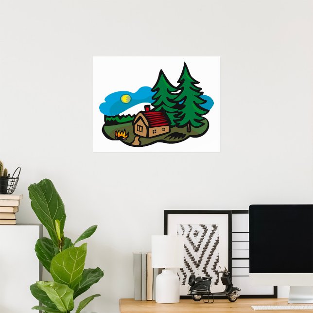 Poster House In The Woods (Criador carregado)