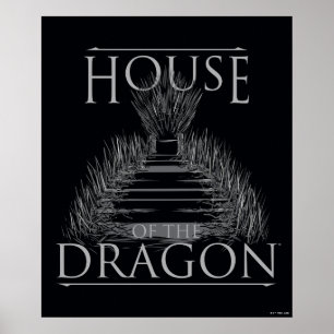Poster HOUSE OF THE DRAGON   Iron Throne Graphic