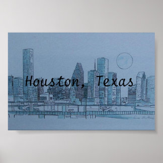Póster houston Texas