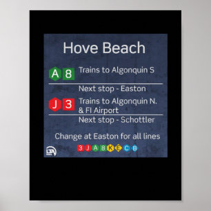 Poster Hove Beach - Liberty City Subway - Gta Iv Sticker