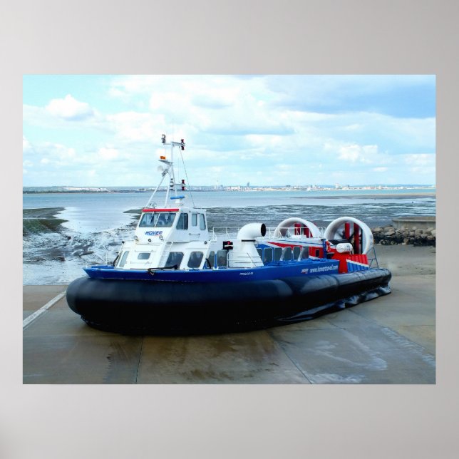 Póster Hovercraft em Ryde (Frente)