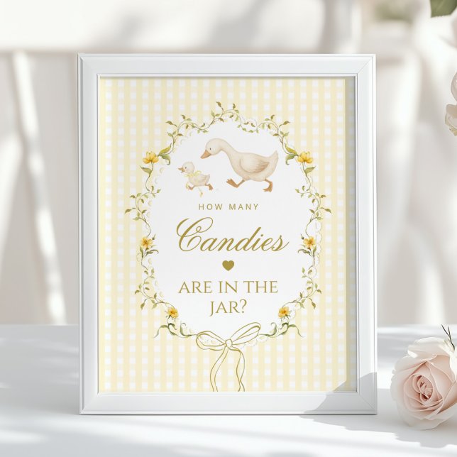 Poster How many candies Silly Goose gender neutral (Criador carregado)