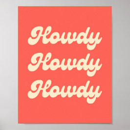 Poster Howdy