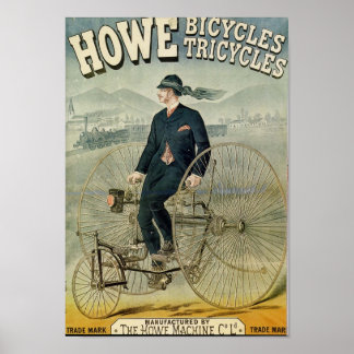 Póster Howe Bicicletas Tricylces