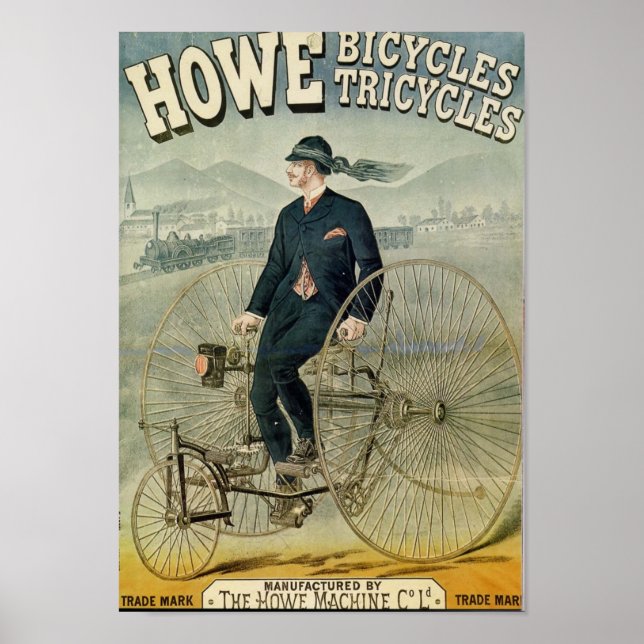 Póster Howe Bicicletas Tricylces (Frente)