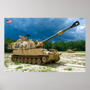 Poster HOWITZER AUTOPROPULSO - M109 Paladina