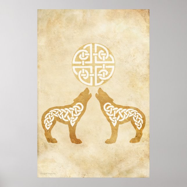 Poster Howling Wolves (Frente)